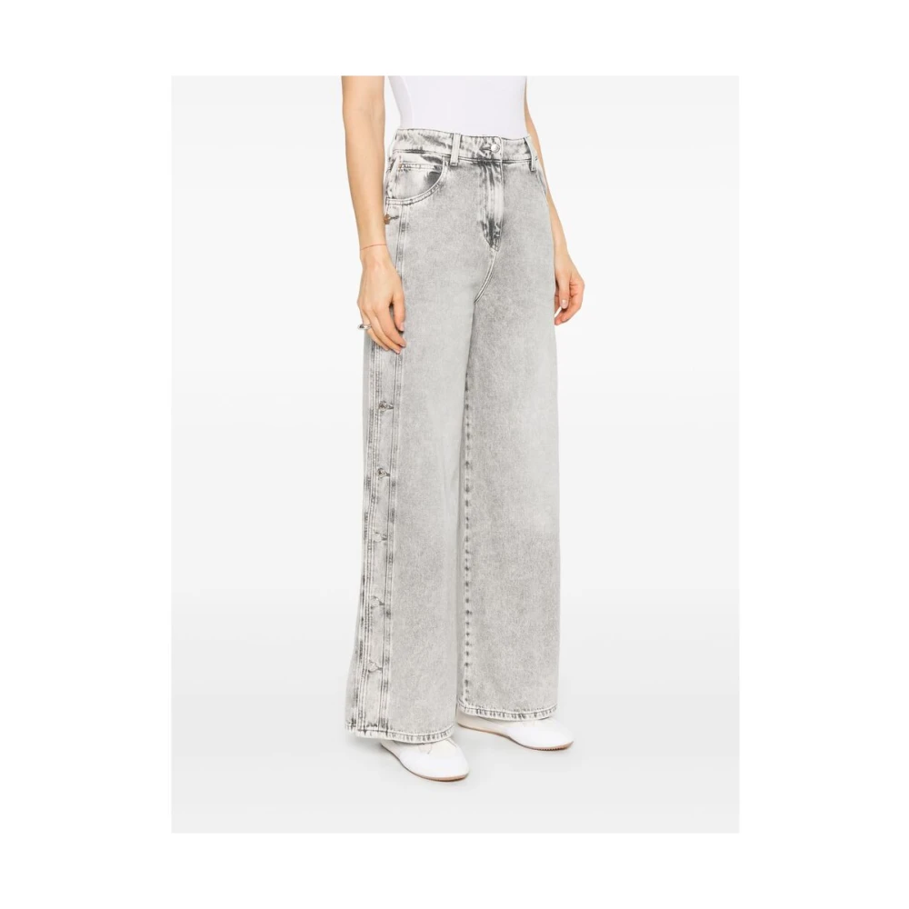 IRO Lichtgrijze Klassieke Vijf-Pocket Jeans Gray Dames
