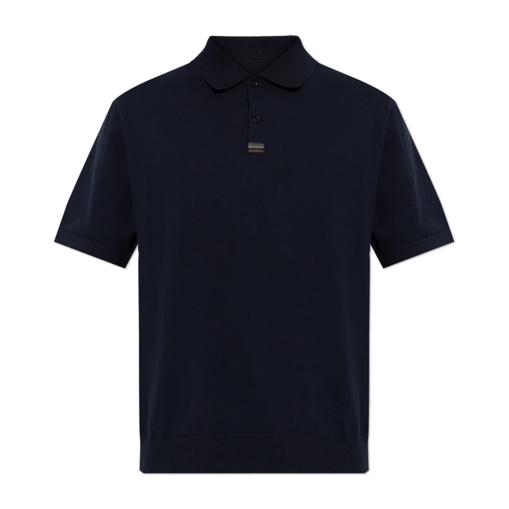 Paul Smith Mannelijk Blauw Tops Heren, L, Katoen, Katoenen Polo Shirt