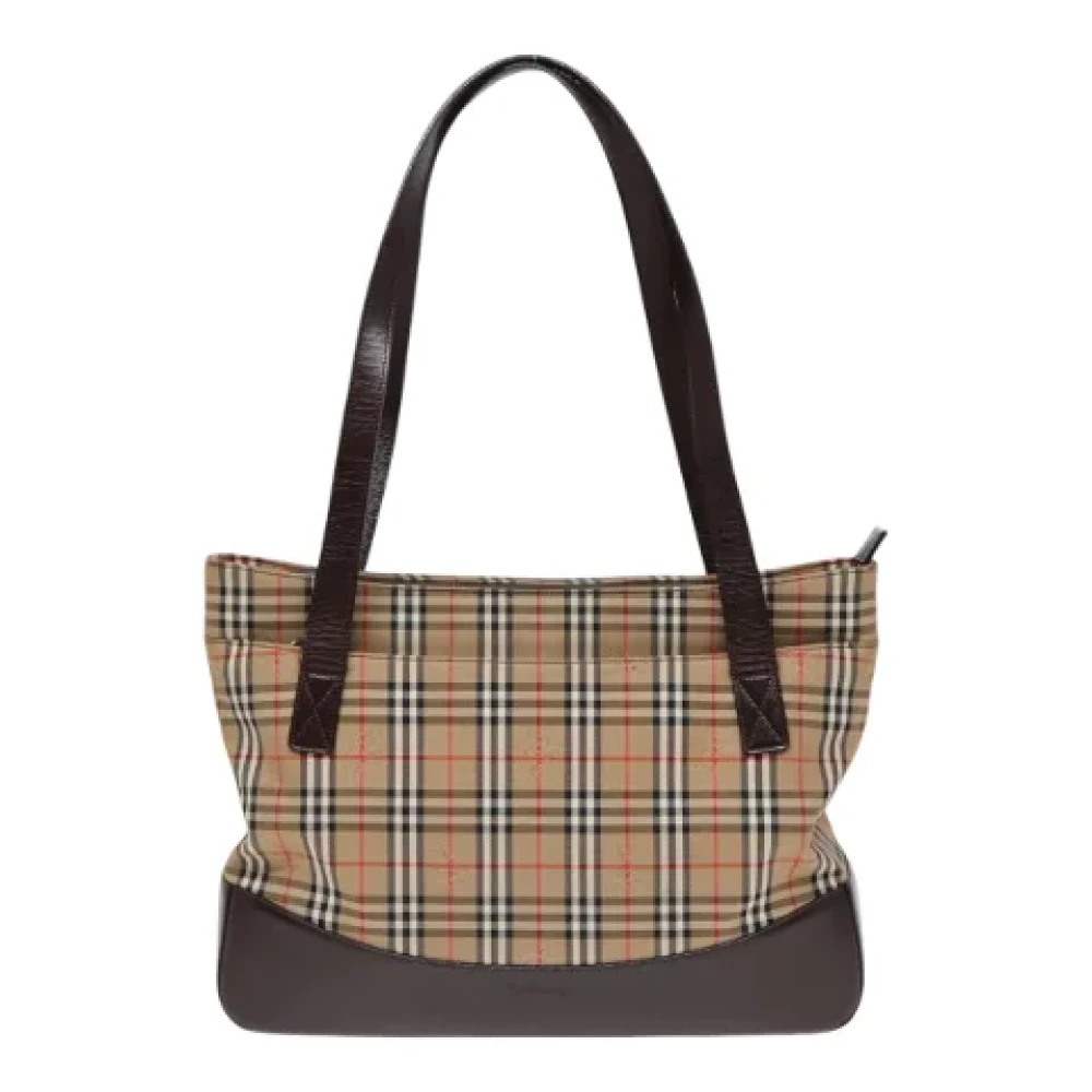Burberry Vintage Pre-owned Canvas totes Beige Dames