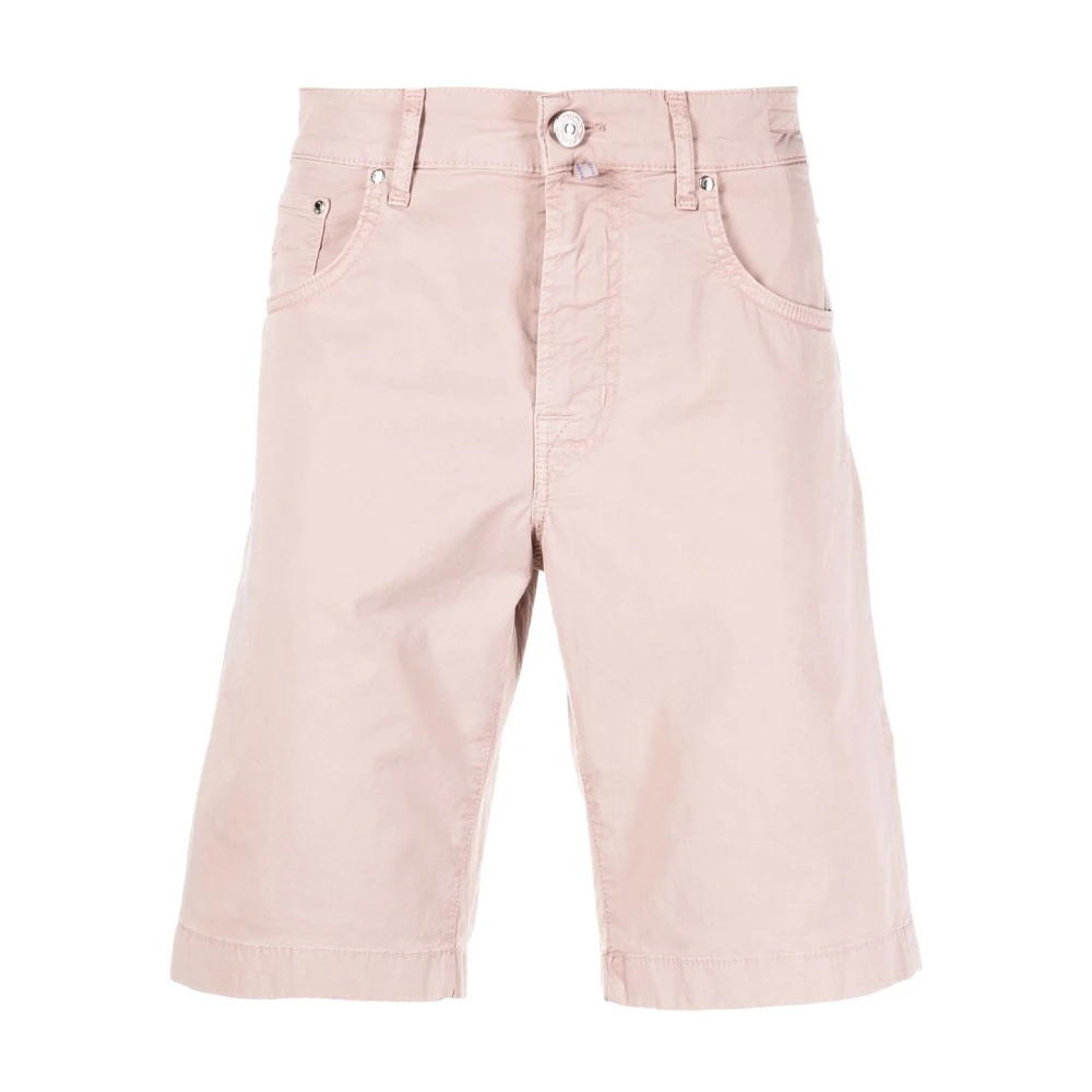 Jacob Cohën Katoenen shorts met zakken Pink Heren