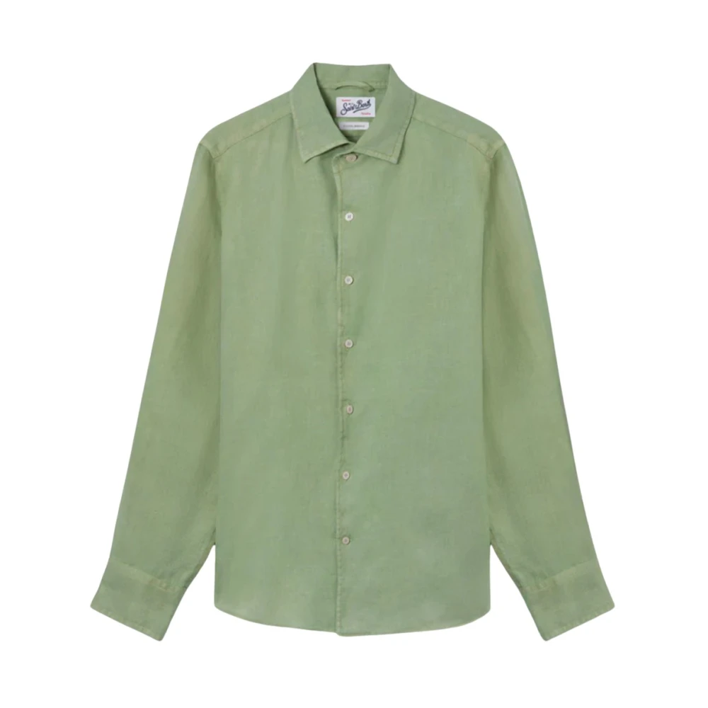 Mc2 Saint Barth , Casual Shirts, Male, Green, S, Raphael Shirt