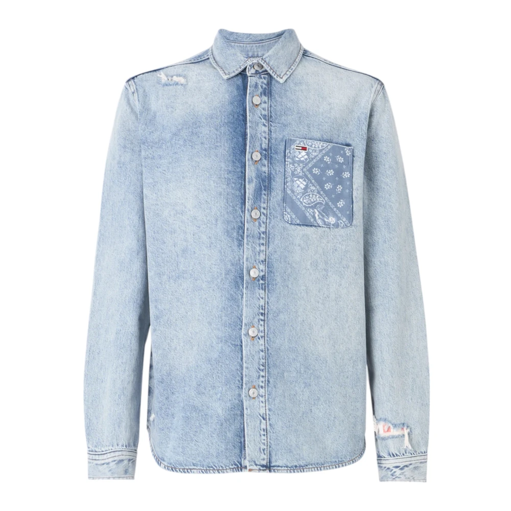 Shirts > Denim Shirts - - Tommy Hilfiger - Modalova
