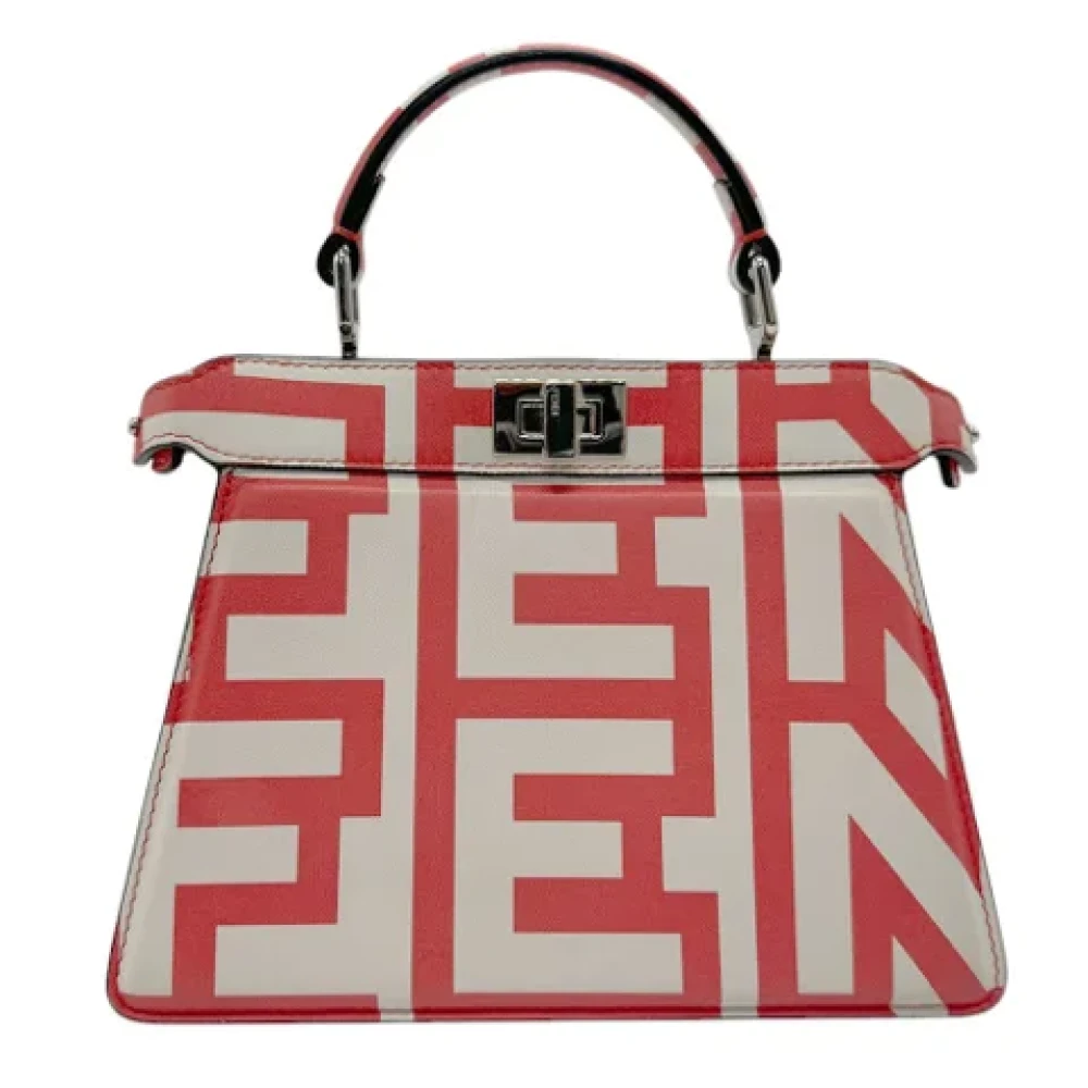 Fendi Vintage Pre-owned Leather fendi-bags Red Dames