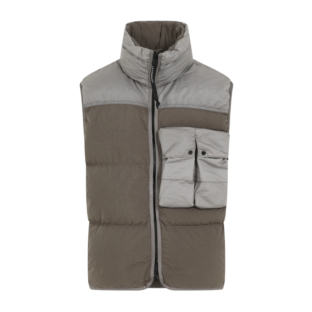 C.P. Company Grijze Vest Stijlvol Aw24 Brown Heren
