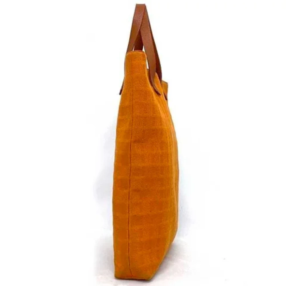 Hermès Vintage Pre-owned Canvas handbags Orange Dames
