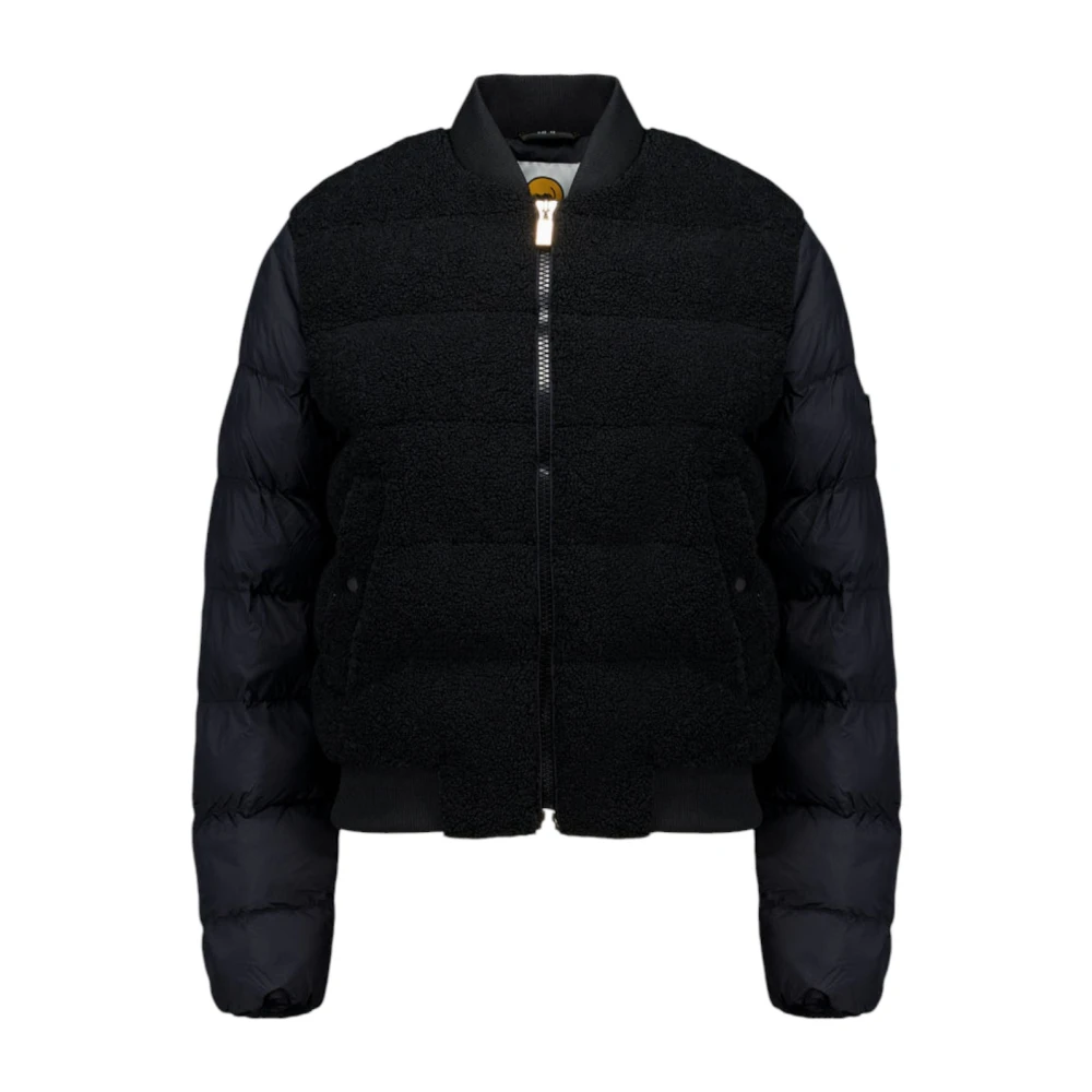 Ciesse Piumini Zwarte Gewatteerde Jas Dames Slim Fit Black Dames