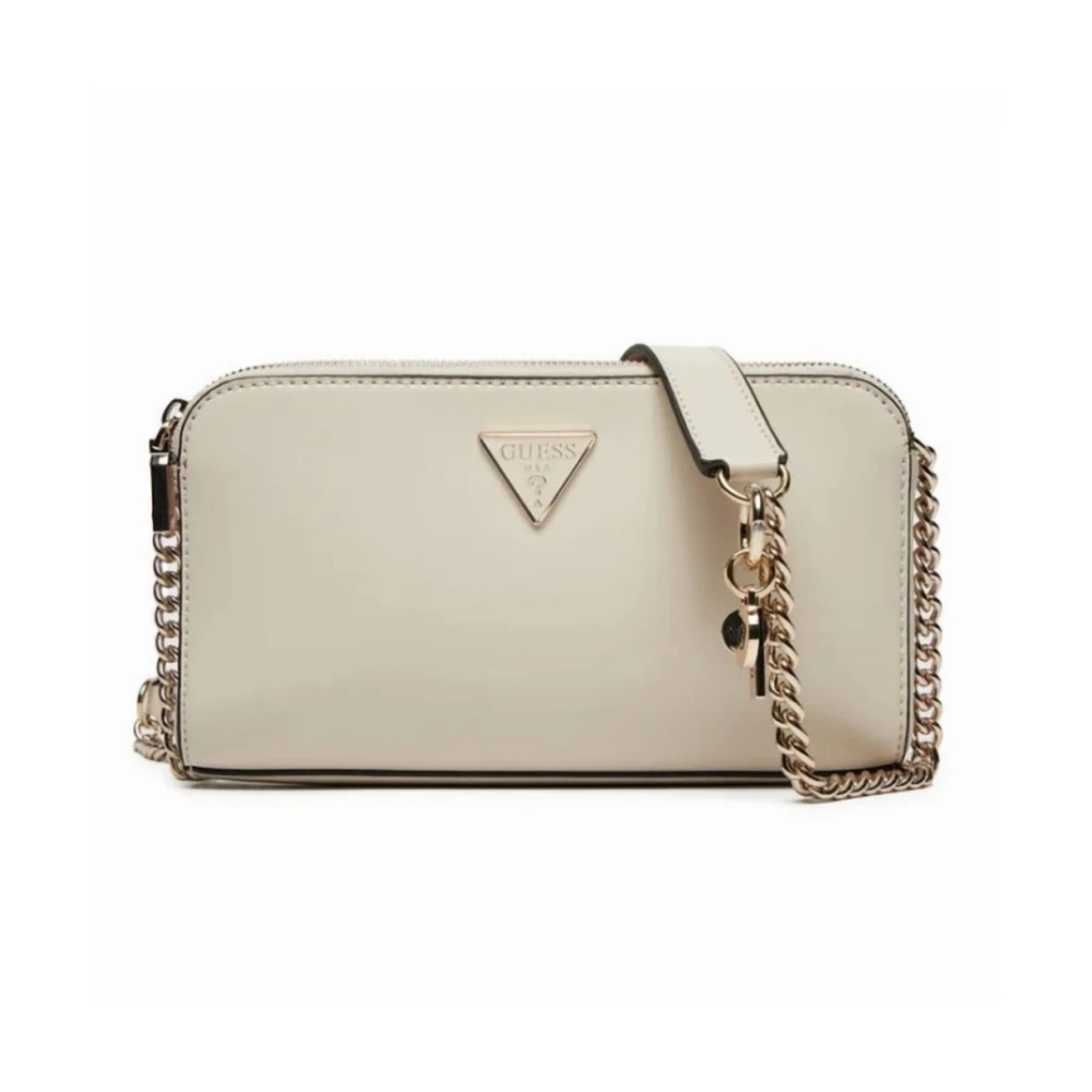 Guess Daryna Status Crossbody Tas Beige Dames