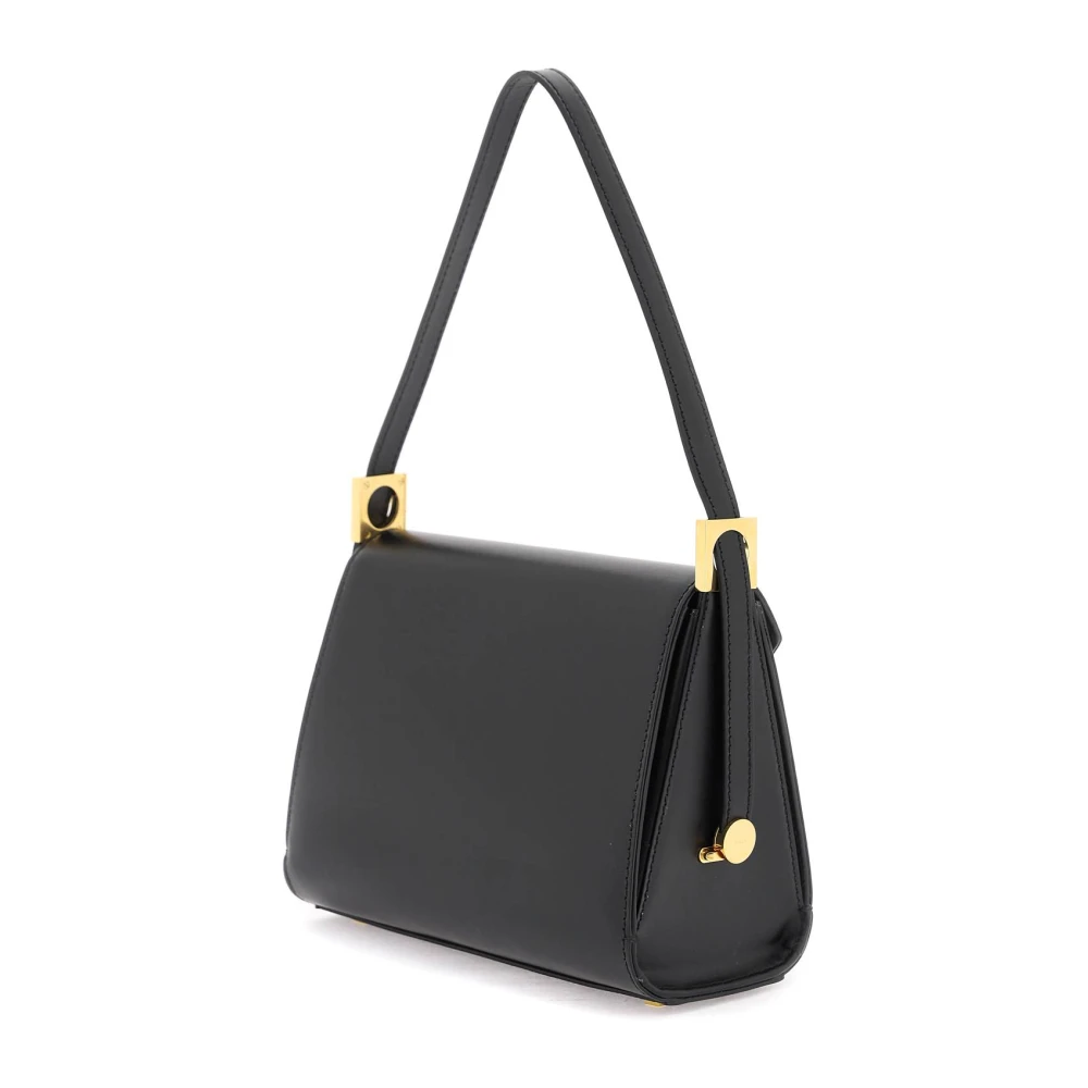 Bally Leren Embleem Schoudertas Black Dames