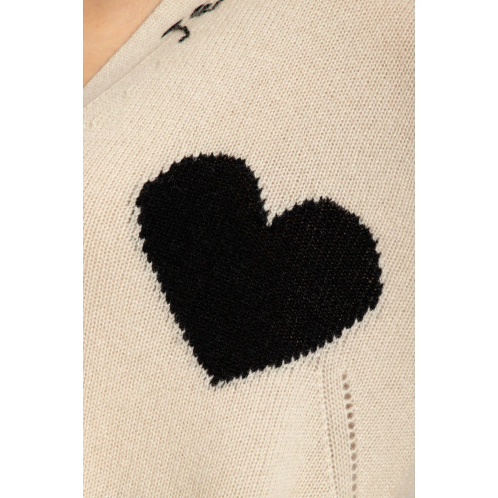 Zadig & Voltaire Mirka cashmere vest Beige Dames