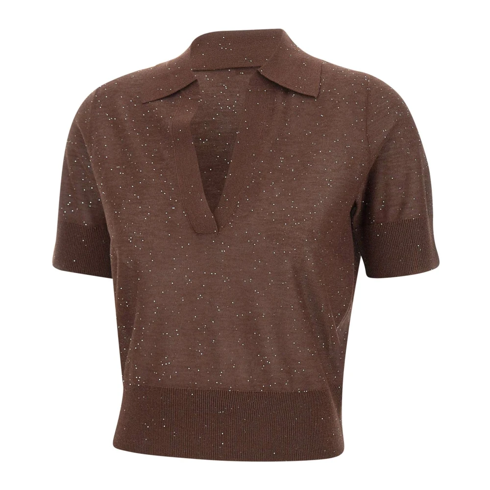 Kangra Brun Viscose Polo