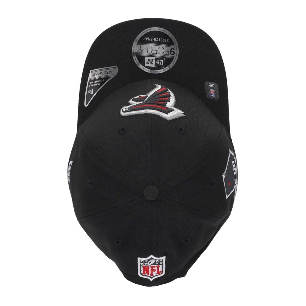 new era Gebogen Visor Hat NFL Draft Atlanta Falcons Black Unisex