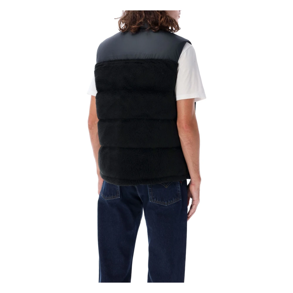 Ralph Lauren Puffer Pile Vest Black Heren