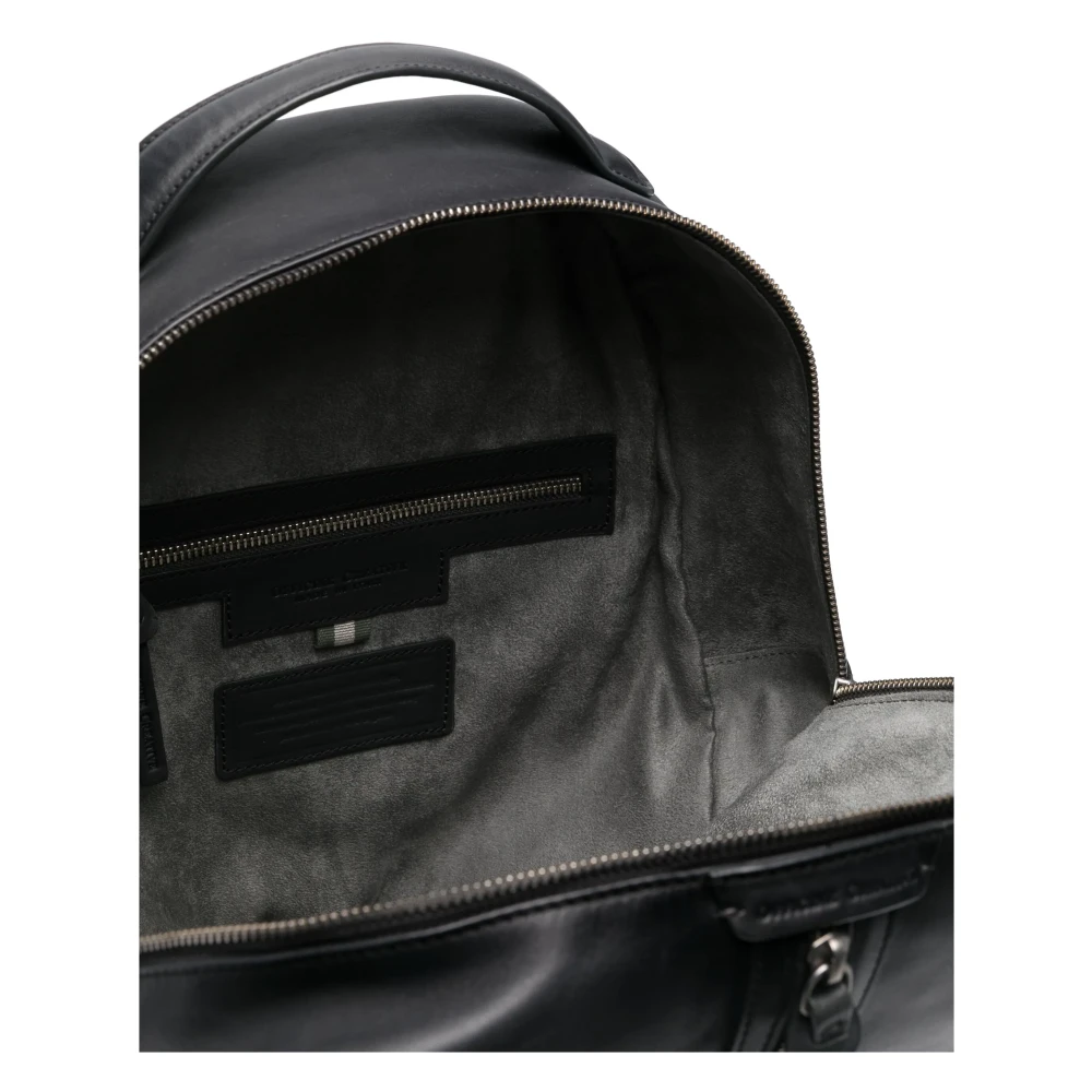 Officine Creative Kerstleren Tas Black Heren