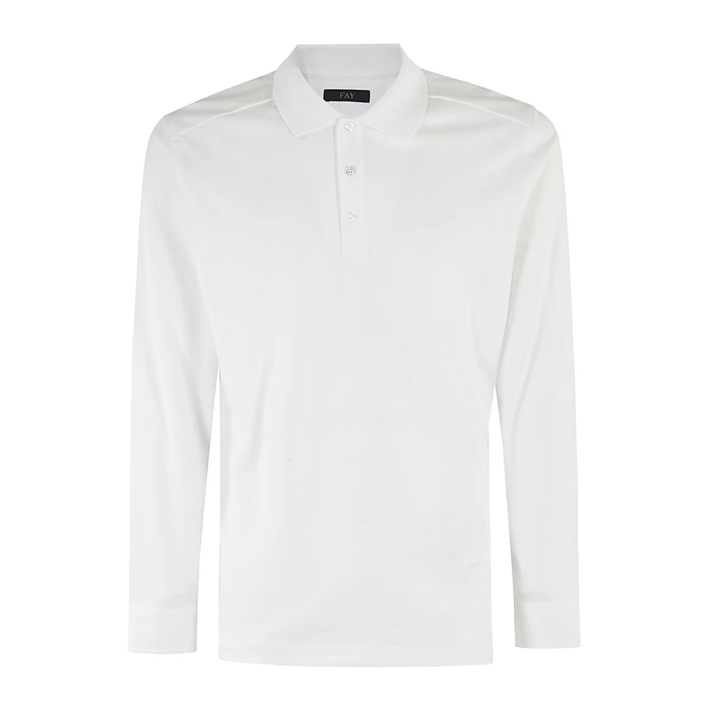 Fay - Tops > Polo Shirts - White - Fay - Modalova