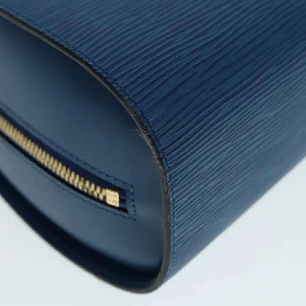 Louis Vuitton Vintage Pre-owned Leather pouches Blue Dames