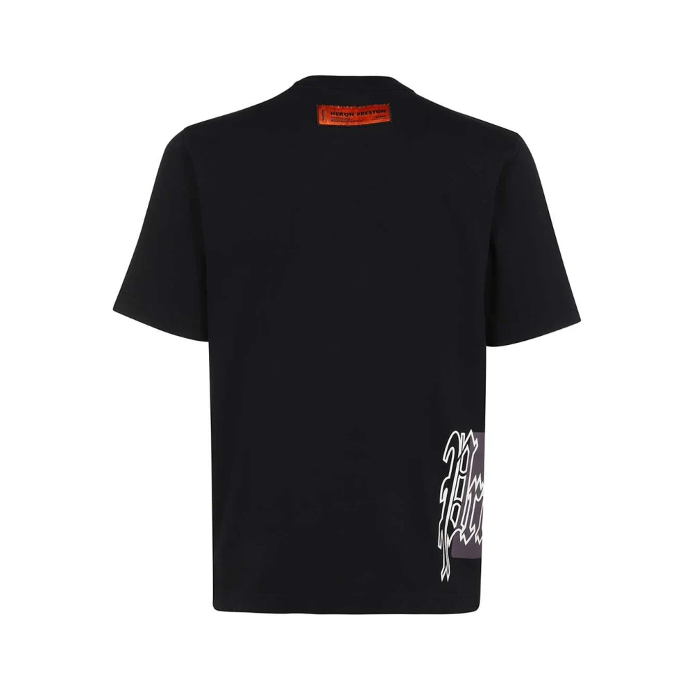 Heron Preston Katoenen T-shirt met print Black Heren