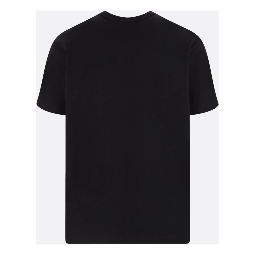 alexander mcqueen Oversized T-shirt met Skull Logo in Zwart Katoenen Jersey Black Heren