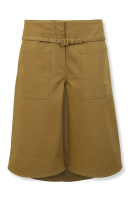 Bermudashorts med spänne