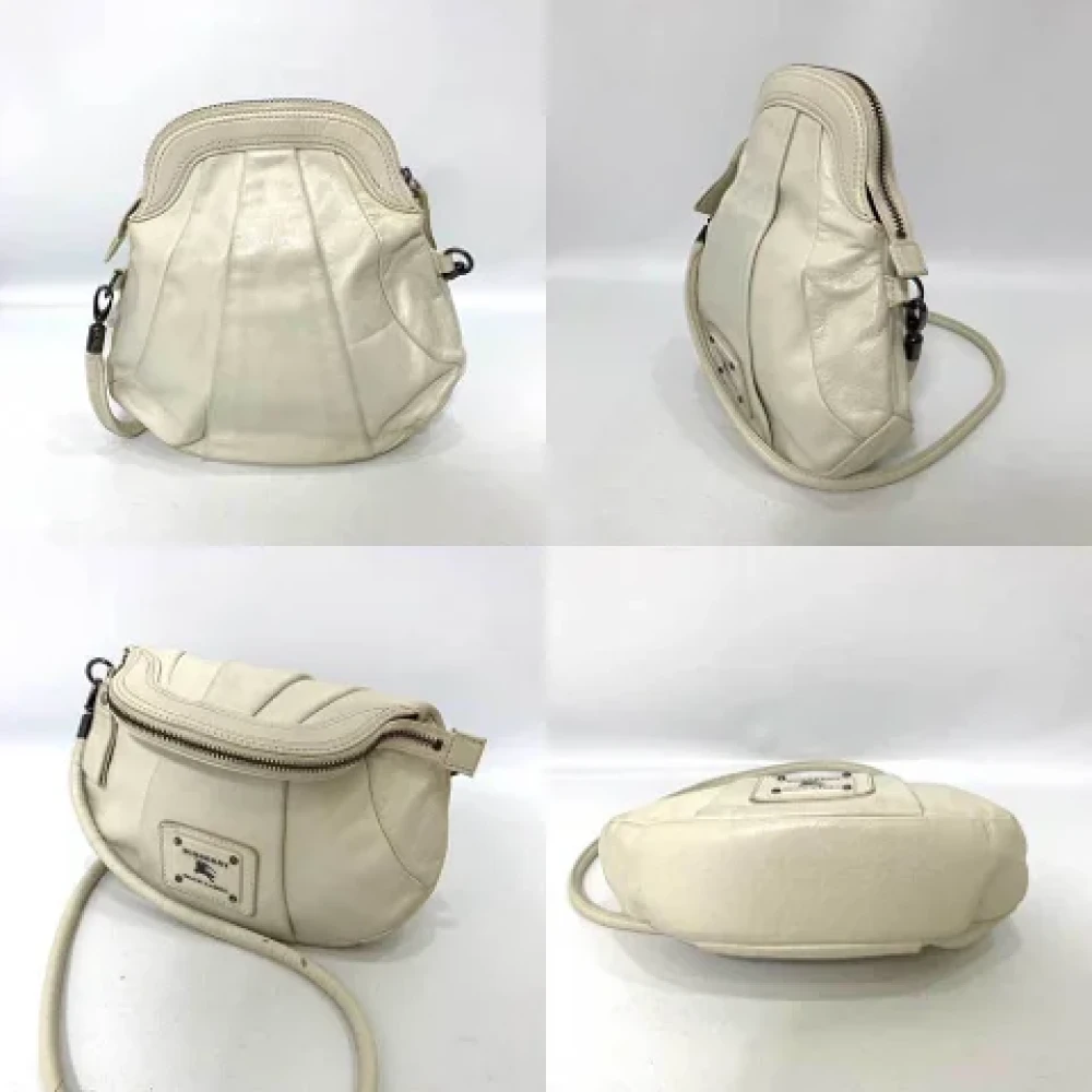 Burberry Vintage Pre-owned Fabric shoulder-bags Beige Dames