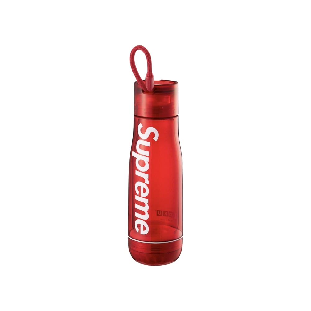 Supreme Glasfles Limited Edition Red Unisex