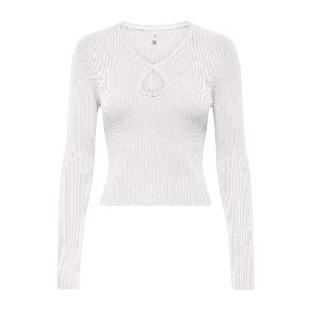 Only Stijlvolle Gebreide Collectie White Dames