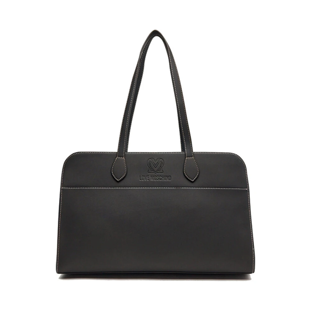 Love Moschino Women's Black Logo Shoulder Bag