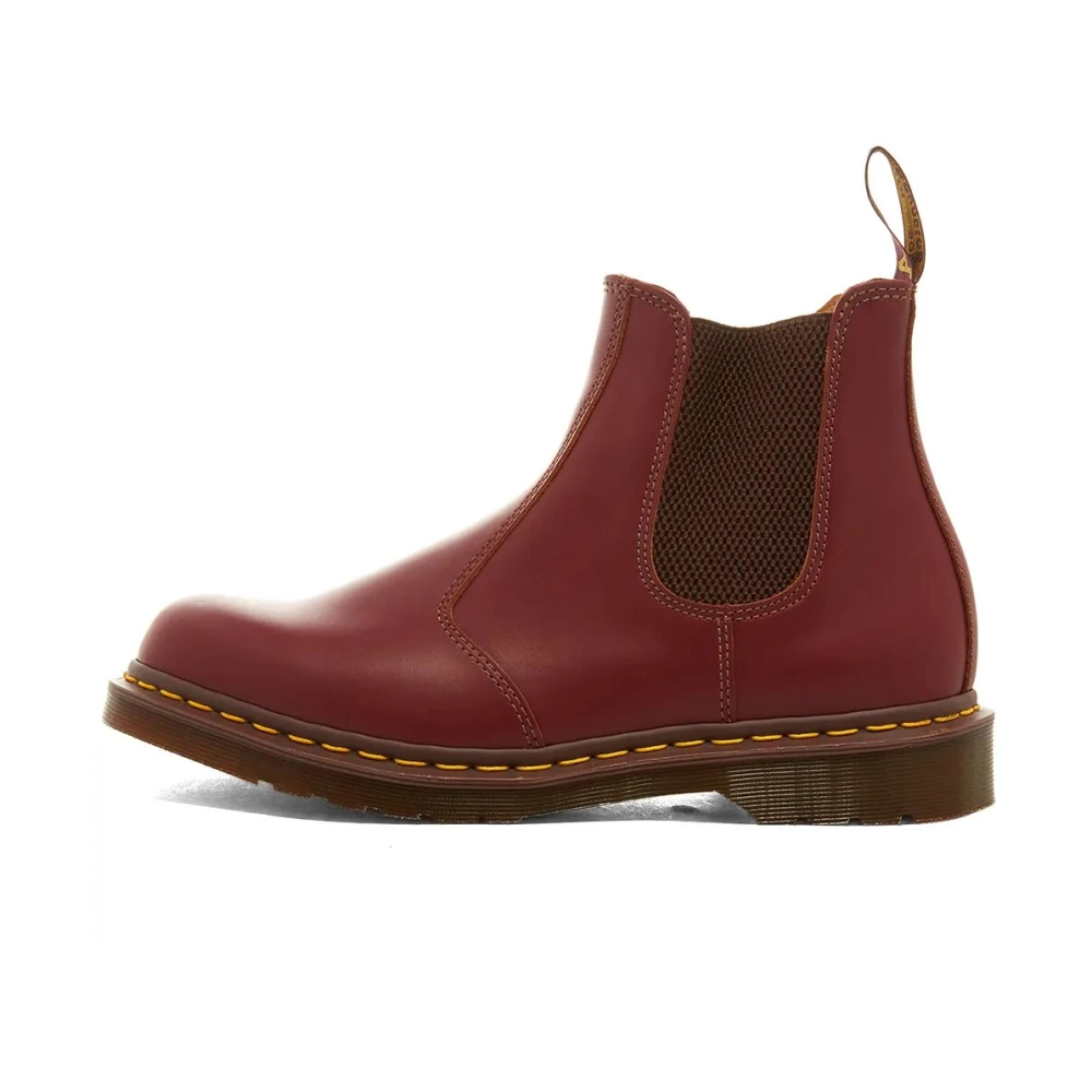 Dr. Martens Vintage 2976 Chelsea Boot - Tillverkad i England Red, Herr