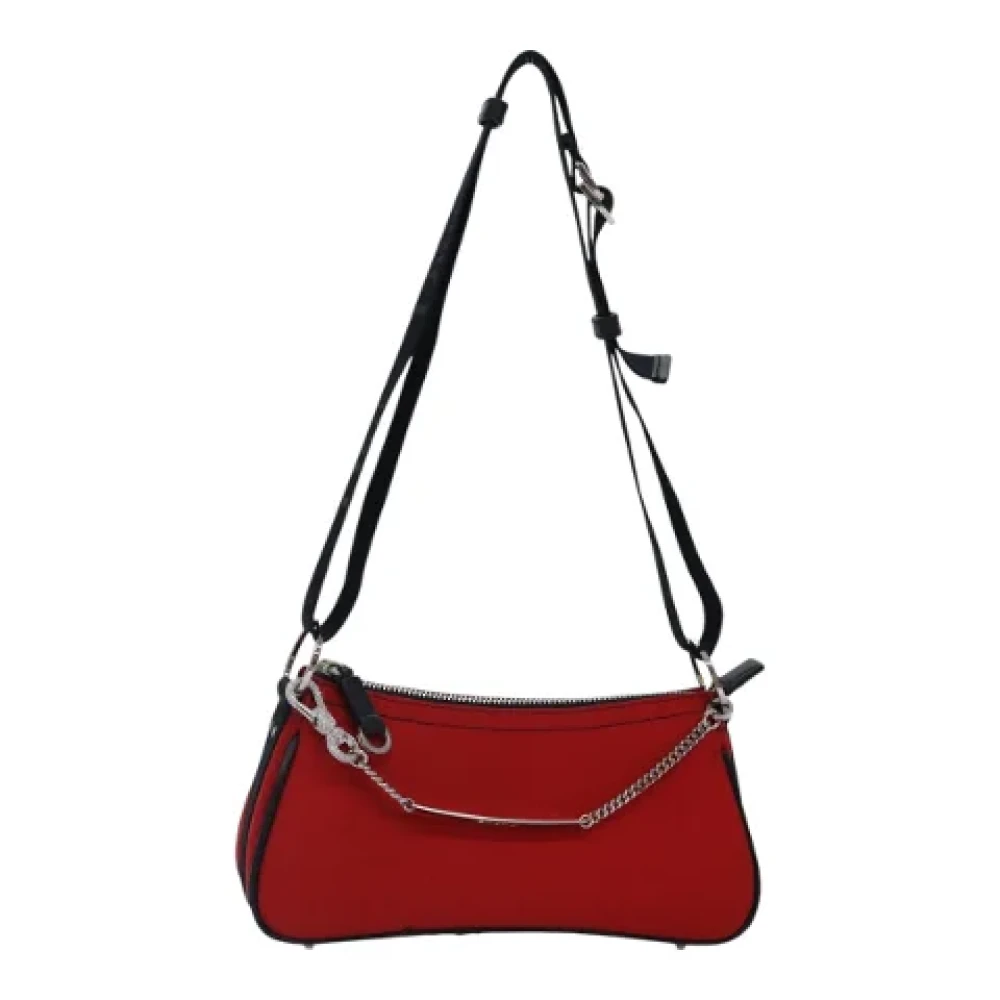 Dior Vintage Pre-owned Fabric dior-bags Red Dames