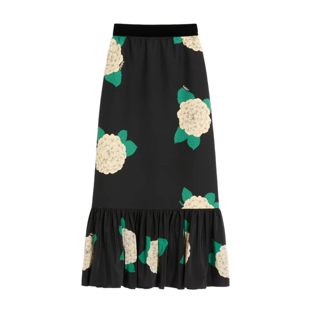 Valentino Garavani Women's Black Midi Skirts, Xl, Midi Skirt