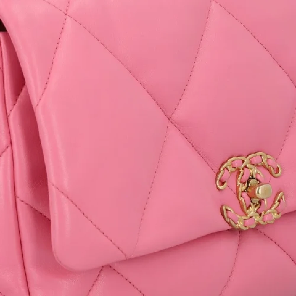 Chanel Vintage Pre-owned Fabric chanel-bags Pink Dames