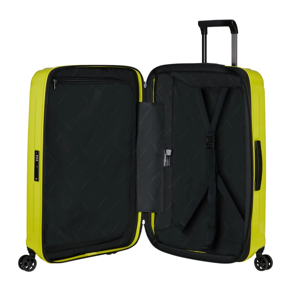 Samsonite Modern Vierkant Design Trolley Bagage Yellow Heren