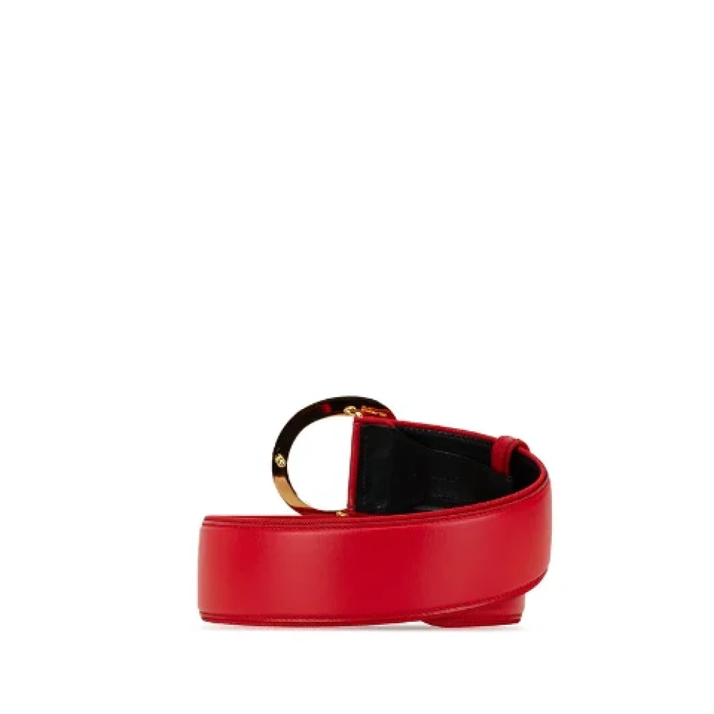 Cartier Vintage Pre-owned Leather belts Red Dames
