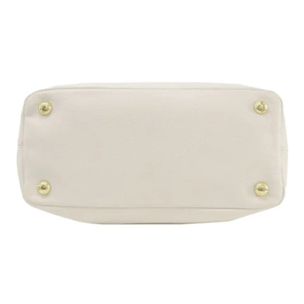 Michael Kors Pre-owned Leather shoulder-bags White Dames