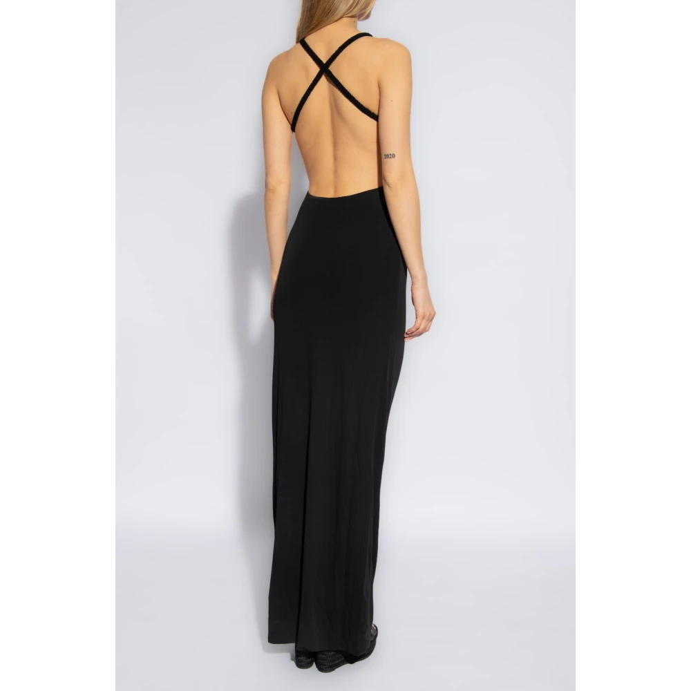 Saint Laurent Maxi-jurk Black Dames