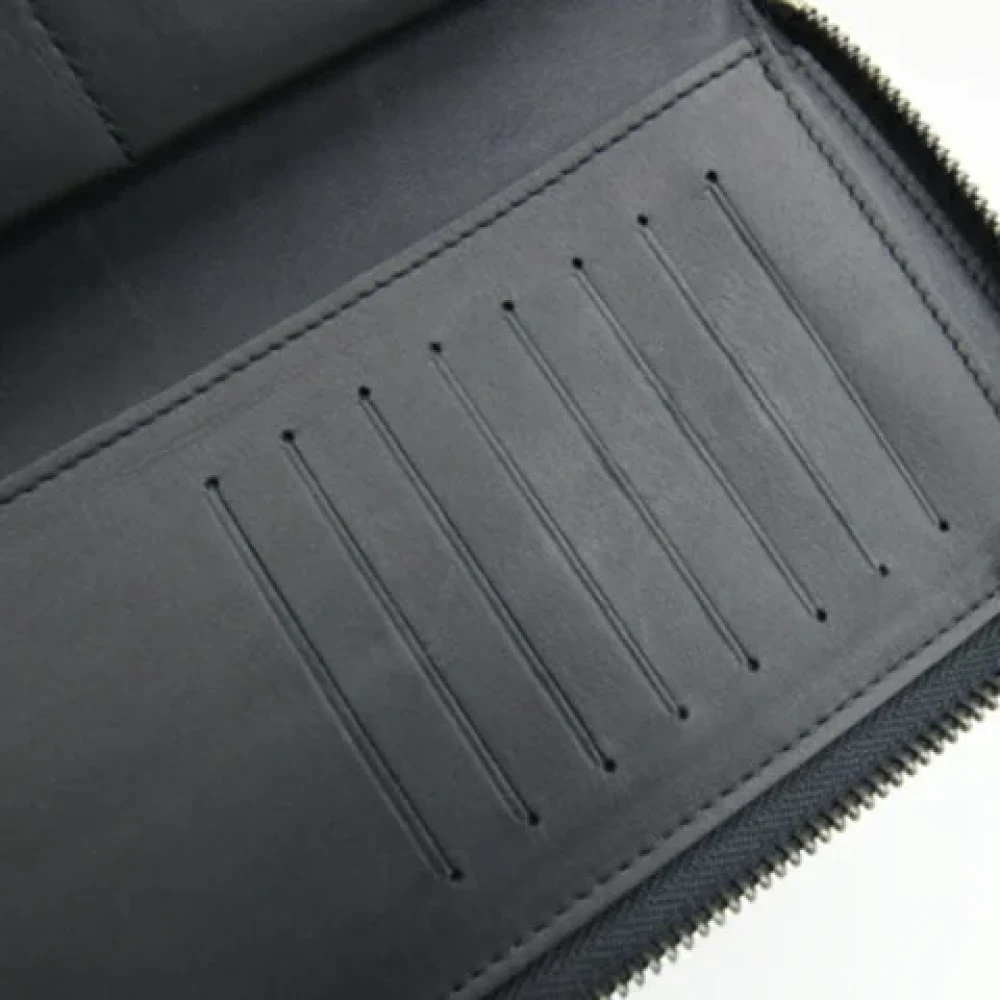 Louis Vuitton Vintage Pre-owned Leather wallets Black Dames