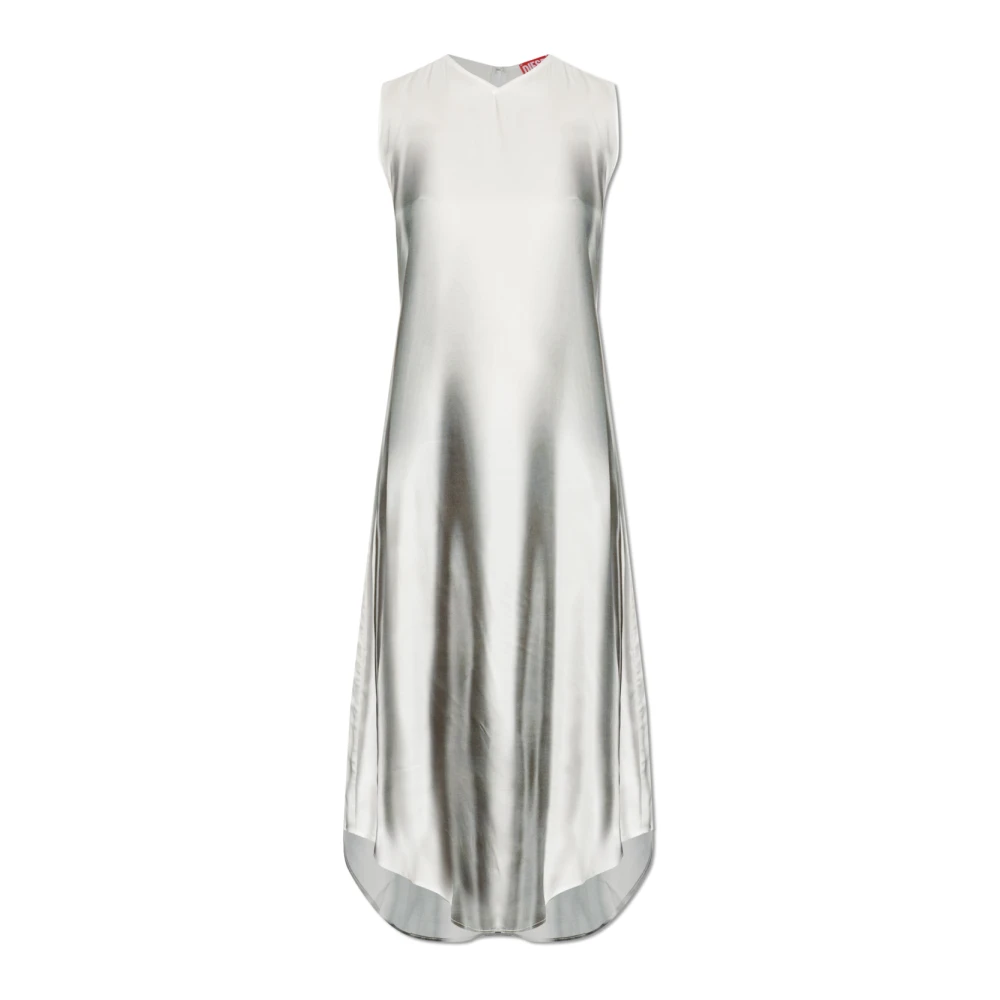 Diesel Women's Gray Midi Dresses, 2XS, D-Tavy Dress