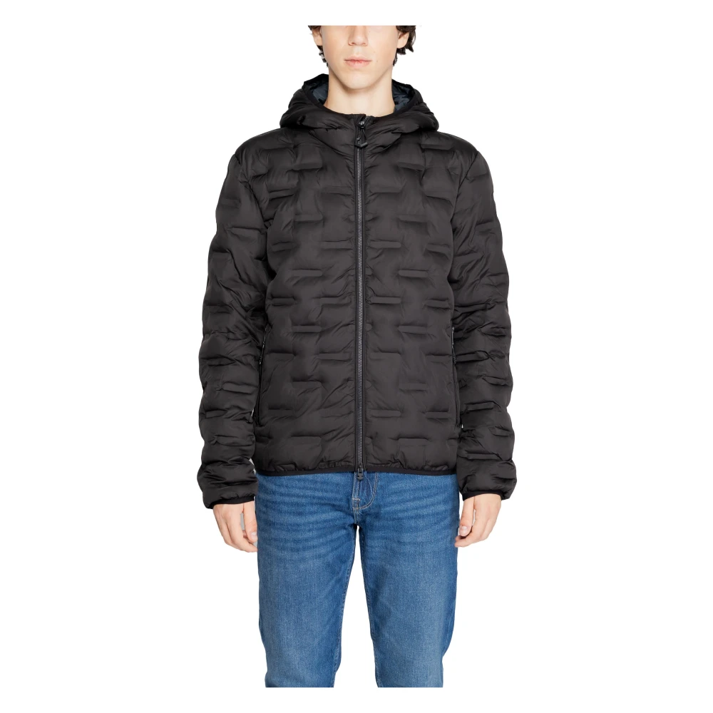 Replay Zwarte Hooded Ritsjas Heren Herfst Winter Black Heren