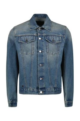 Denimjacka Klassisk Blå Tvättad