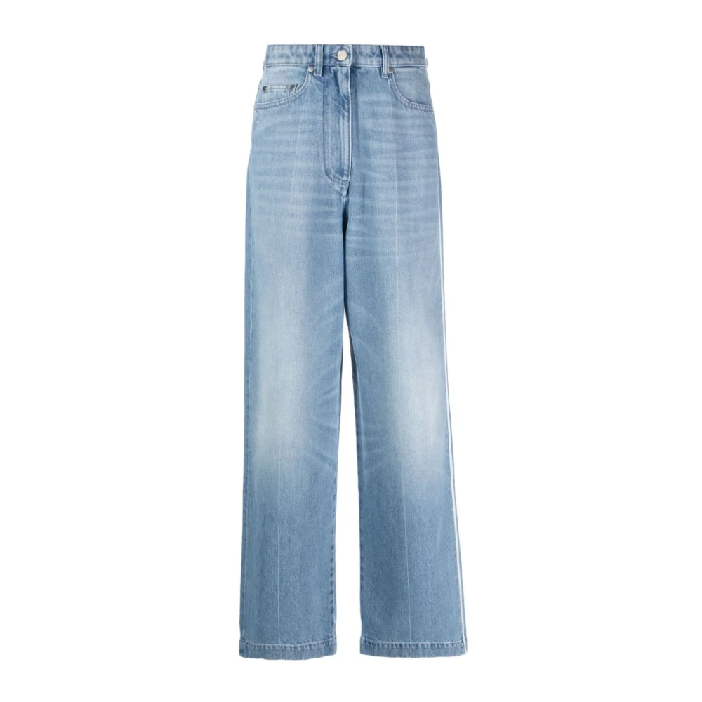 Peter Do Lichtblauwe Oversized Jeans Blue Dames