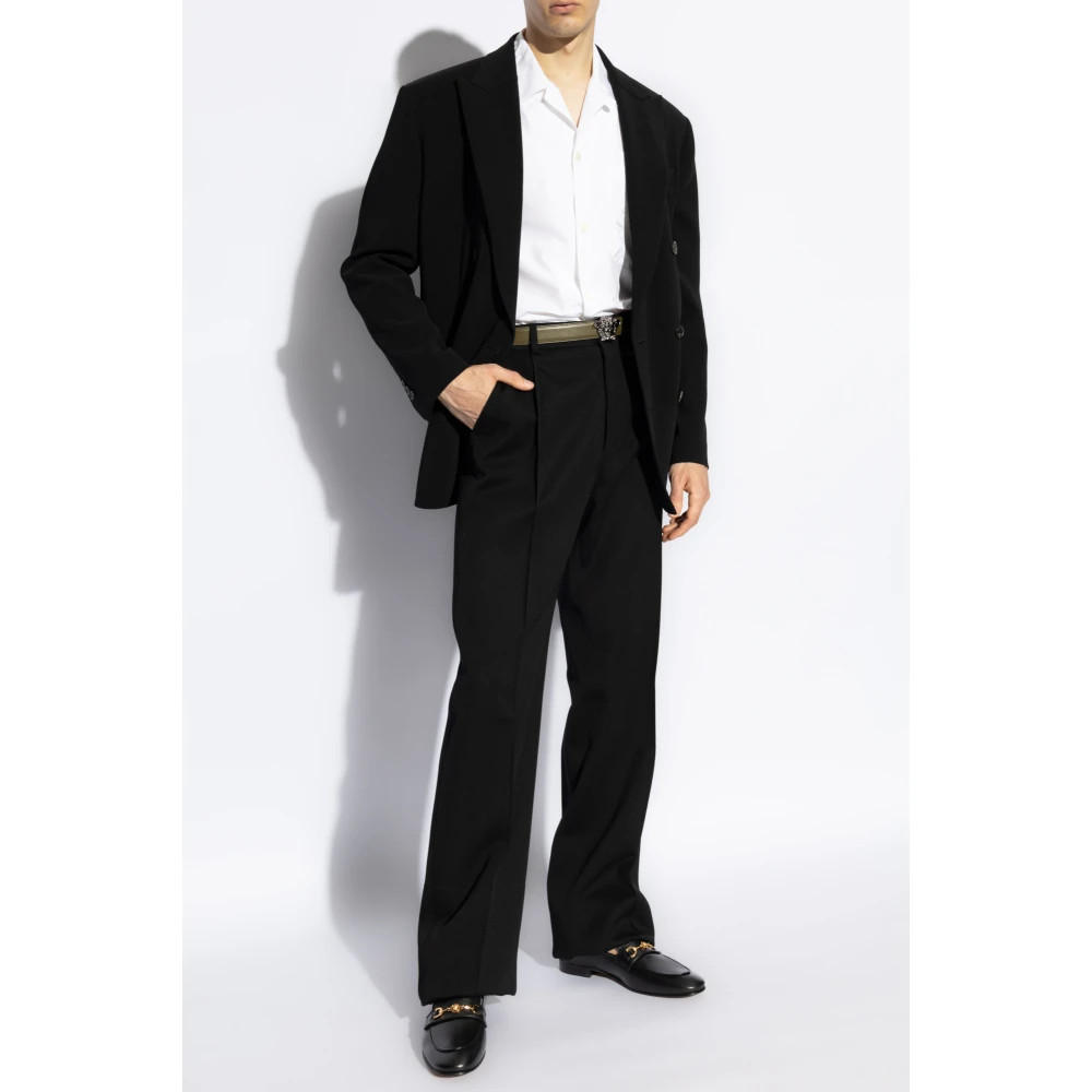 Versace Shirt met patroon op de achterkant White Heren