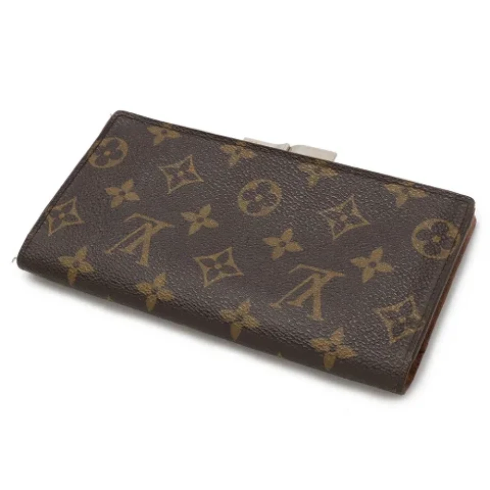 Louis Vuitton Vintage Pre-owned Canvas wallets Brown Dames