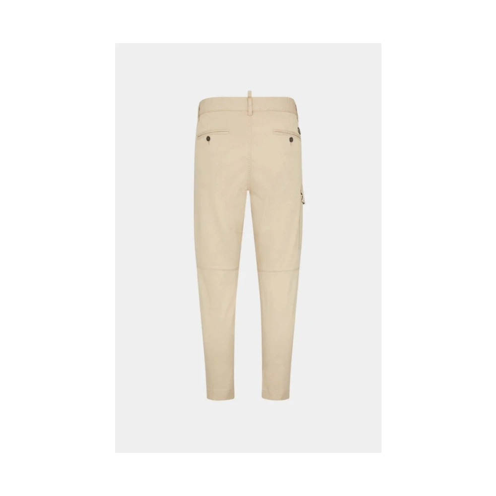 Dsquared2 Cargo Icon Broek Beige Heren