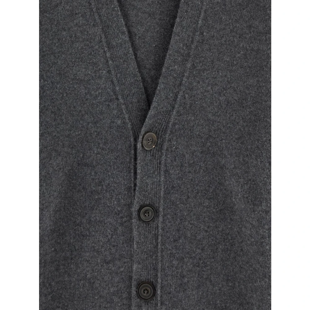 Maison Margiela Wollen Vest Gray Heren