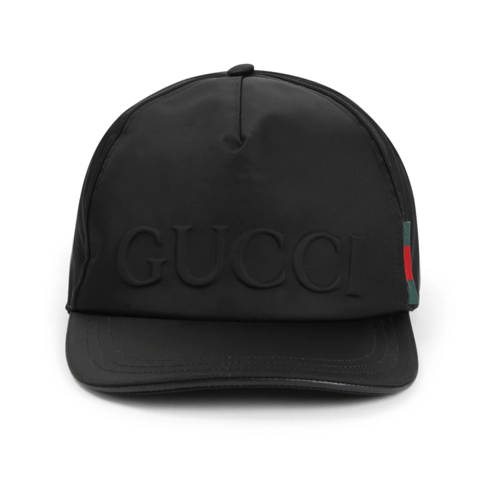 Gucci Zwarte Hoed 1060 Stijlvol Model Black Heren