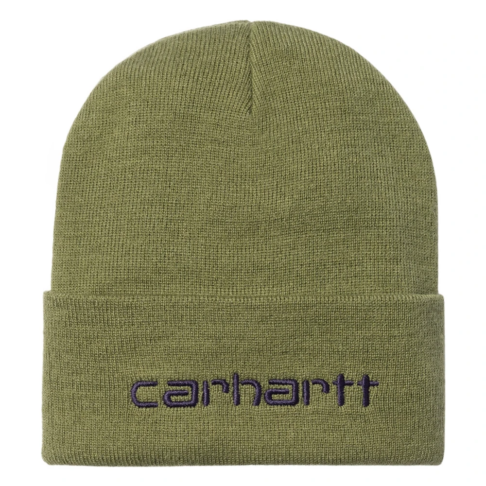 Carhartt WIP Script wollen muts Green Heren