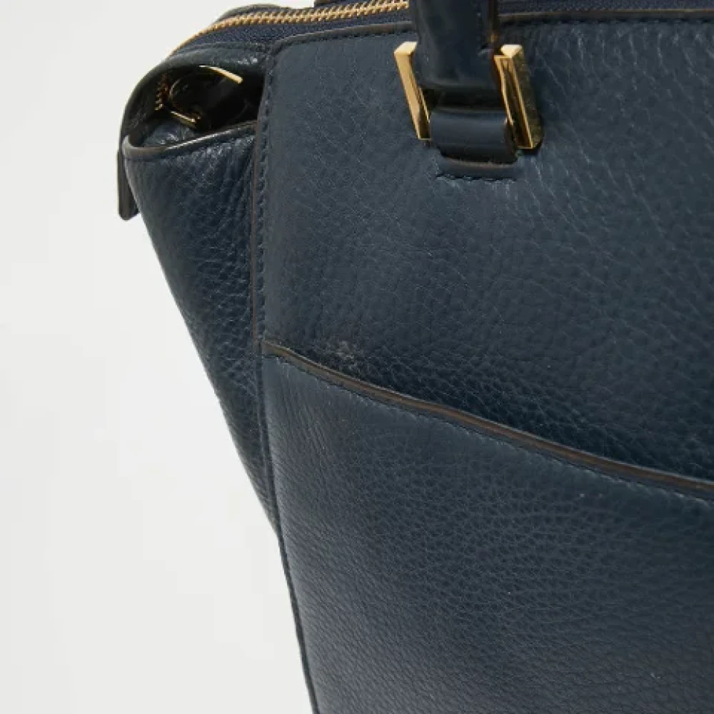 Michael Kors Pre-owned Leather totes Blue Dames