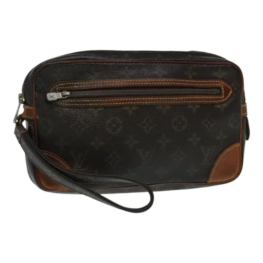 Louis Vuitton Vintage Pre-owned Canvas clutches Brown Dames