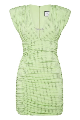 Jersey Mini Dress Strass Signature