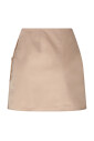 jupe-mini-en-coton-beige-sable