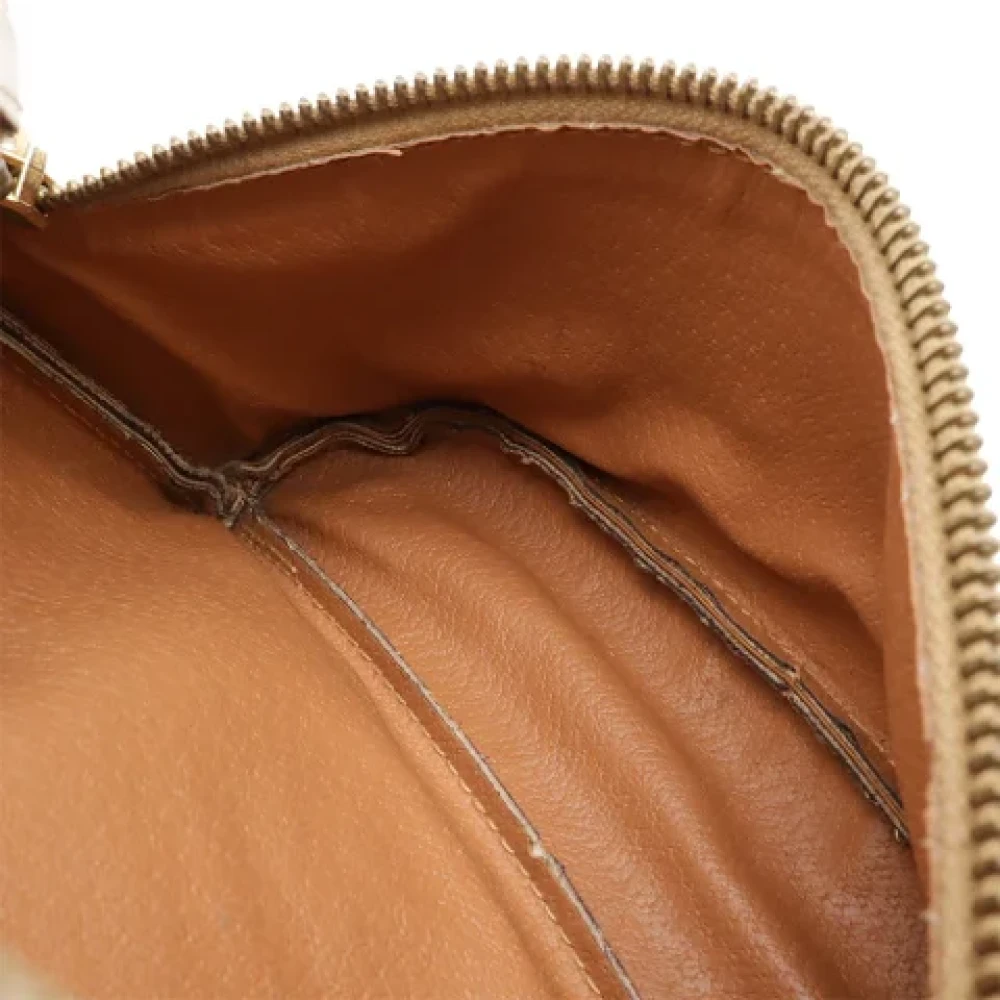Celine Vintage Pre-owned Plastic celine-bags Beige Dames
